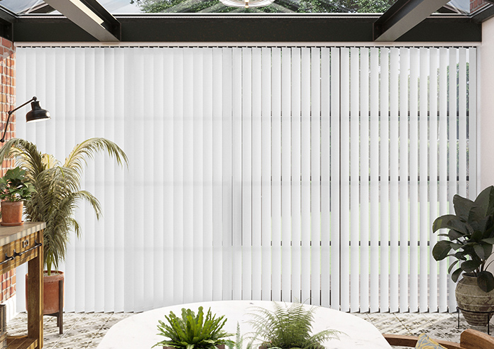 Amalfi, Linen White - Vertical Blind - Image 3